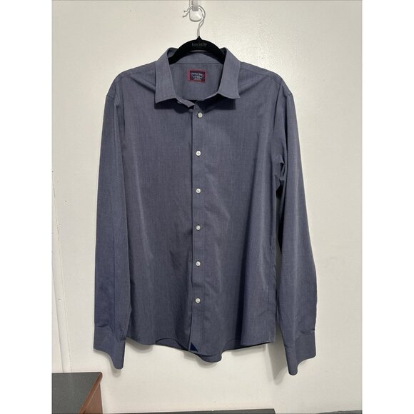 UNTUCKit Other - UNTUCKit Mens Shirt XL Blue Wrinkle Free LS Orville Button Up Cotton Collared